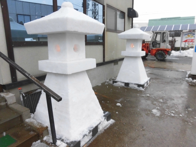 宍戸建設雪灯籠祭り